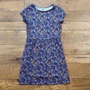 Carter’s Kid Girls Floral Jersey Dress - Short-Sleeve Girls Dress - Size 10 /10A